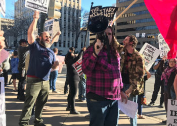 Prospect of war with Iran prompts protests in Austin, around the world