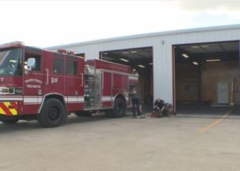 Grass fire covering five acres burning east of Kyle
