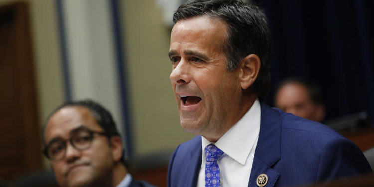 Trump To Nominate Rep. John Ratcliffe To Top Intelligence Post
