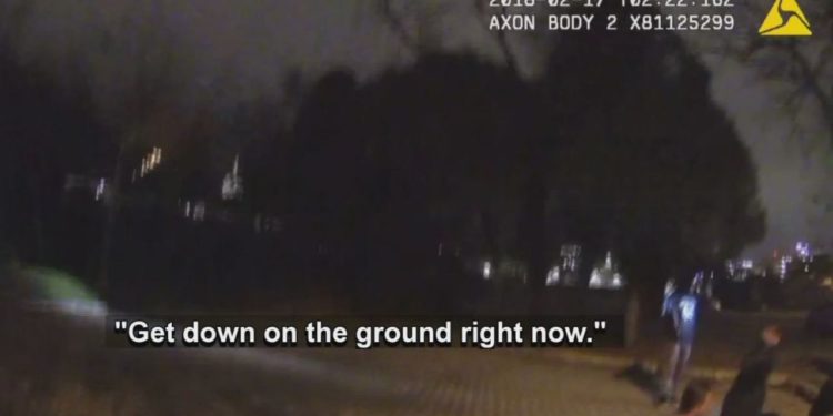 Body camera footage released by APD shows dispute that resulted in firing of two officers