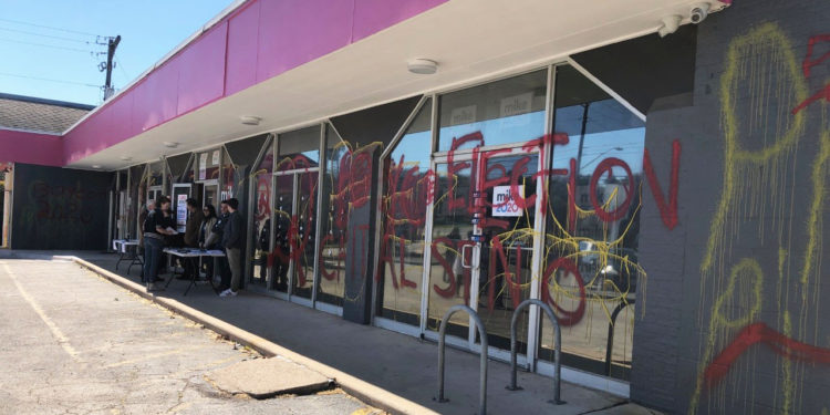 Mike Bloomberg’s Austin office vandalized