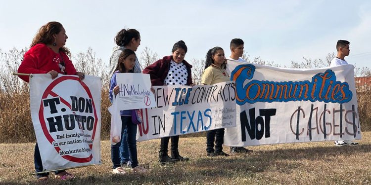 Following a Protest, ICE Transfers Dozens of Asylum Seekers to an Isolated Laredo Facility