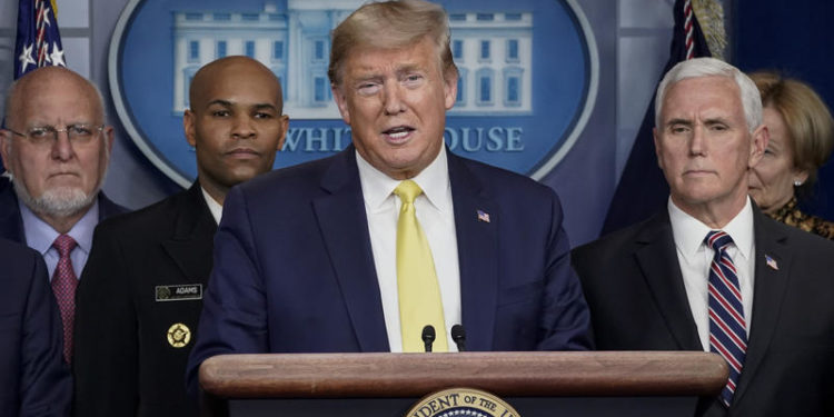 WATCH: Trump To Discuss Coronavirus Amid Growing Crisis, Scrutiny Of His Response