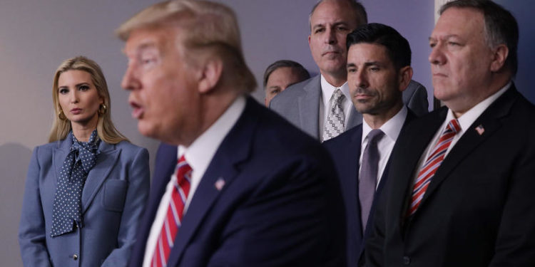 White House Update: Coronavirus Supply Effort And New Border Restrictions