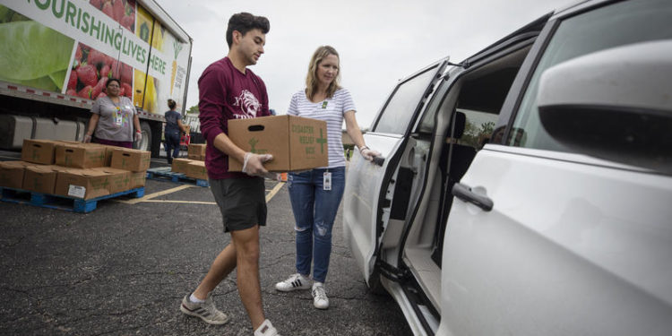 Central Texas Food Bank Adapts To Fill Growing Need