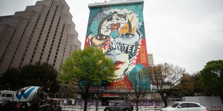 New Murals In Downtown Austin Aim To Empower Women