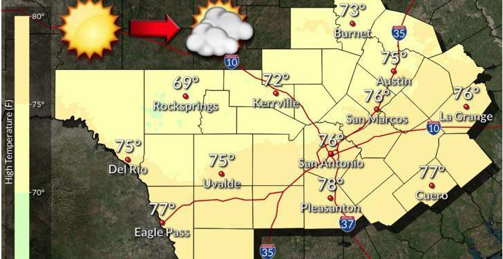 FORECAST: Mostly sunny with high temps in the 70s – News – Austin American-Statesman
