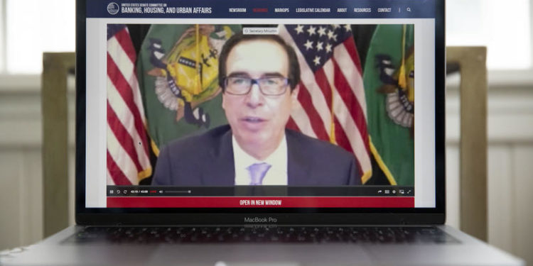 Treasury’s Mnuchin, Fed’s Powell Defend Coronavirus Relief Measures