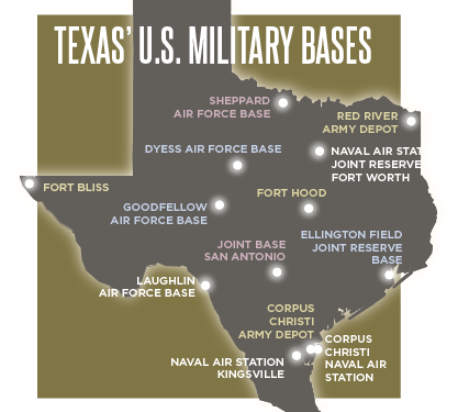 Governor Abbott Announces $123.6 Billion Economic Impact Of Military Bases In Texas