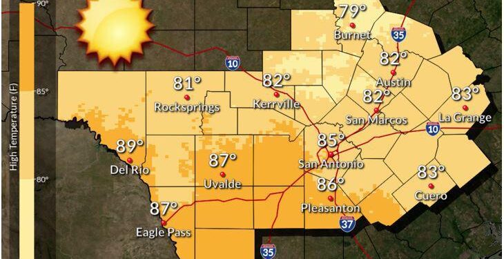 FORECAST: Celebrate Friday outside with sunshine, high of 82 – News – Austin American-Statesman