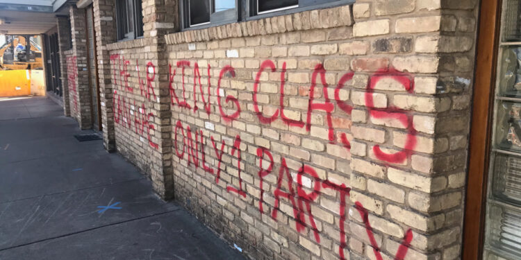 Travis County Democratic Party headquarters vandalized