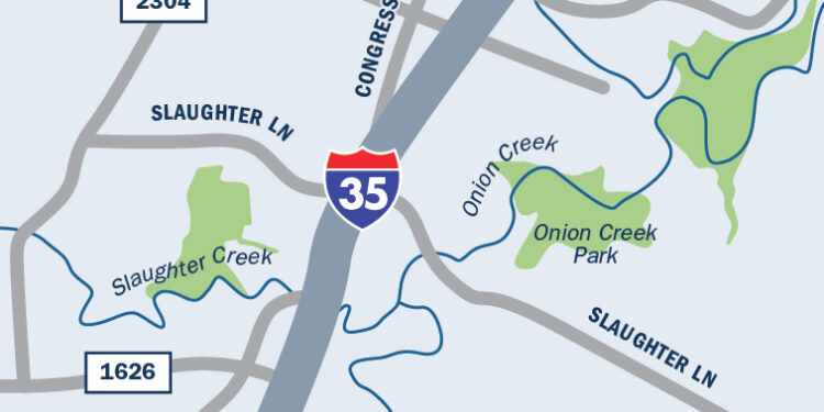 TxDOT proposes elevated HOV lanes along south I-35 near SH 71