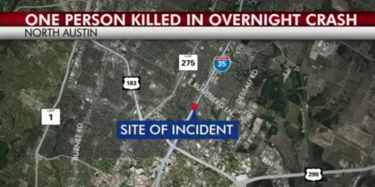 1 person killed in early Sunday morning north Austin crash