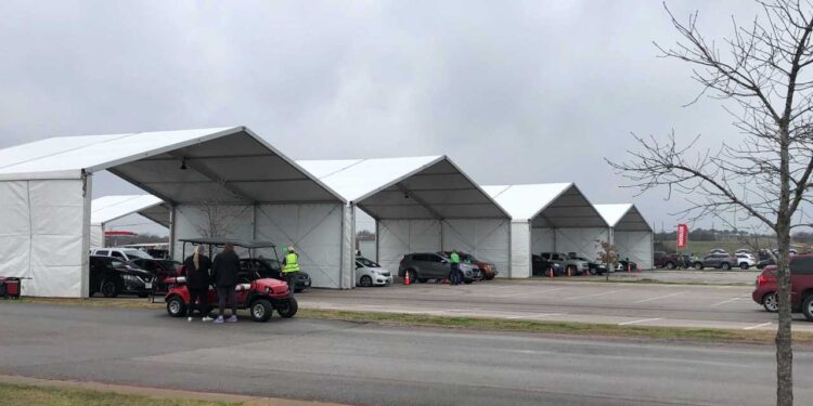 Austin’s Circuit of the Americas officially opens as mass COVID-19 vaccination hub