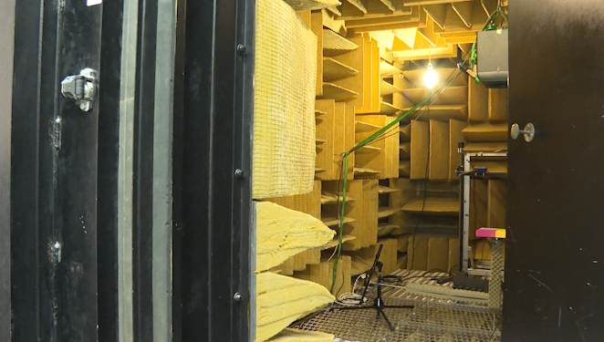 UT has a room so quiet you can hear your heart beat