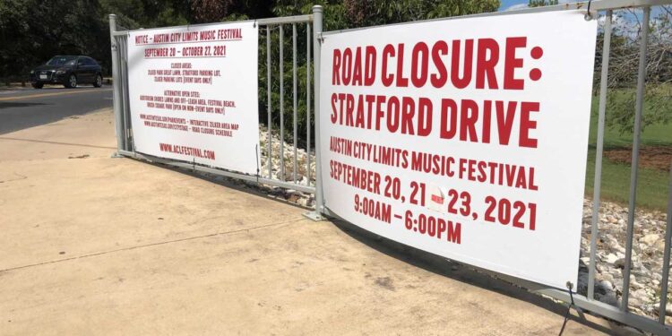 Zilker Park to implement closures for Austin City Limits