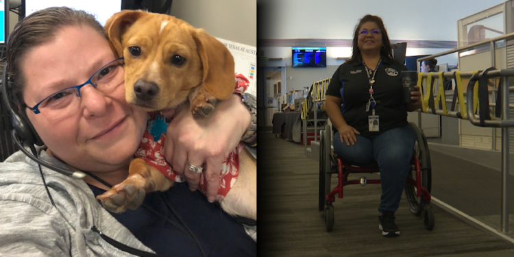 Emergency operators, and pup, make a difference