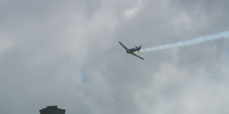 Memorial Day flyovers in Central Texas featured WWII-era planes