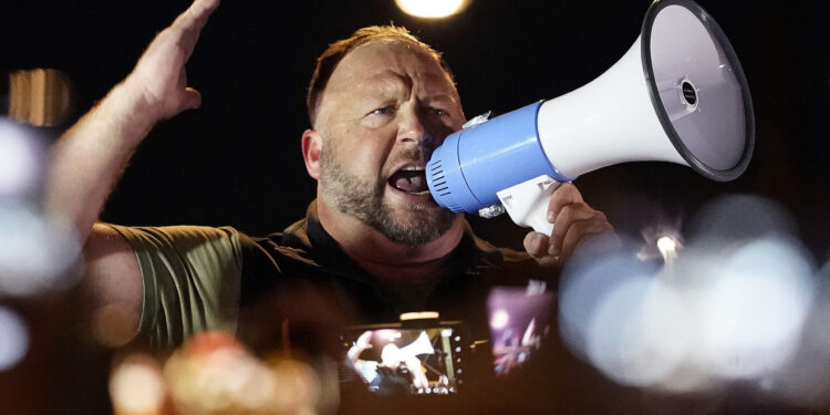 Alex Jones Tries to Regain Influence Through Anti-LGBTQ+ Bigotry