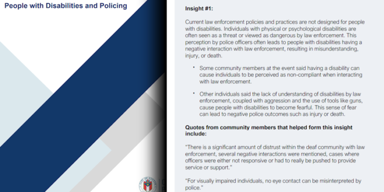 OPO holding town hall for people with disabilities