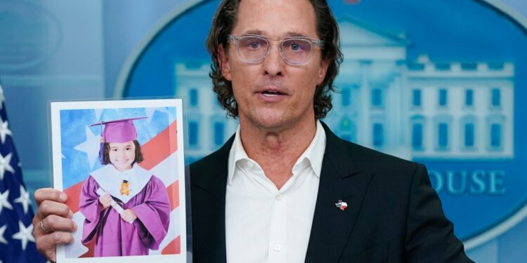 Matthew McConaughey voices support for Senate bipartisan gun violence plan